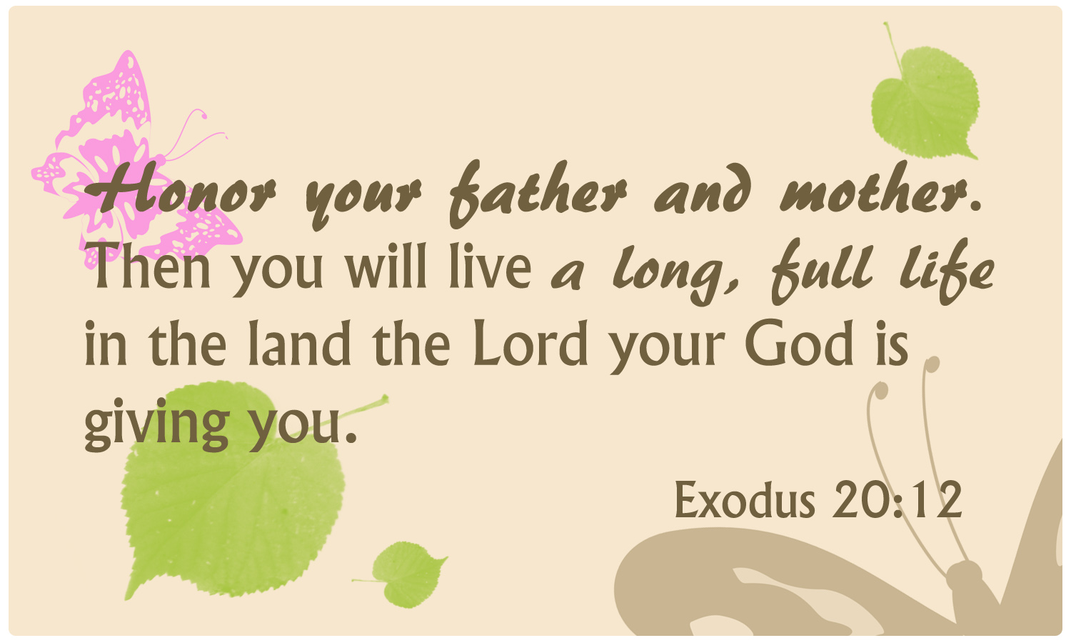 Tinjauan Reading of the Fifth Commandment  Contextually (Exodus 20:12)